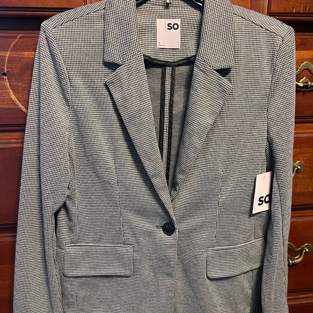 Black and White Blazer
